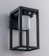 Applique per esterno IP44 in alluminio antracite con SENSORE DI MOVIMENTO e PANNELLO SOLARE led luce natura 4000°k 2.5W 300LM KYOTO Applique per esterno IP44 in alluminio antracite con SENSORE DI MOVIMENTO e PANNELLO SOLARE led luce natura 4000°k 2.5W 300LM KYOTO